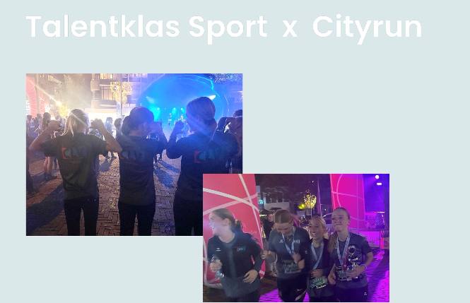 Leerlingen talentklas Sport (jaar 2) succesvol op de Veenendaal Cityrun!