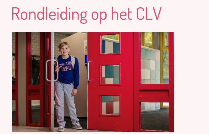 Rondleidingen voor leerlingen in groep 8